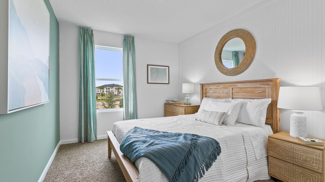 Furnished interior in a model home at The Landing in Middleburg (Image 31).