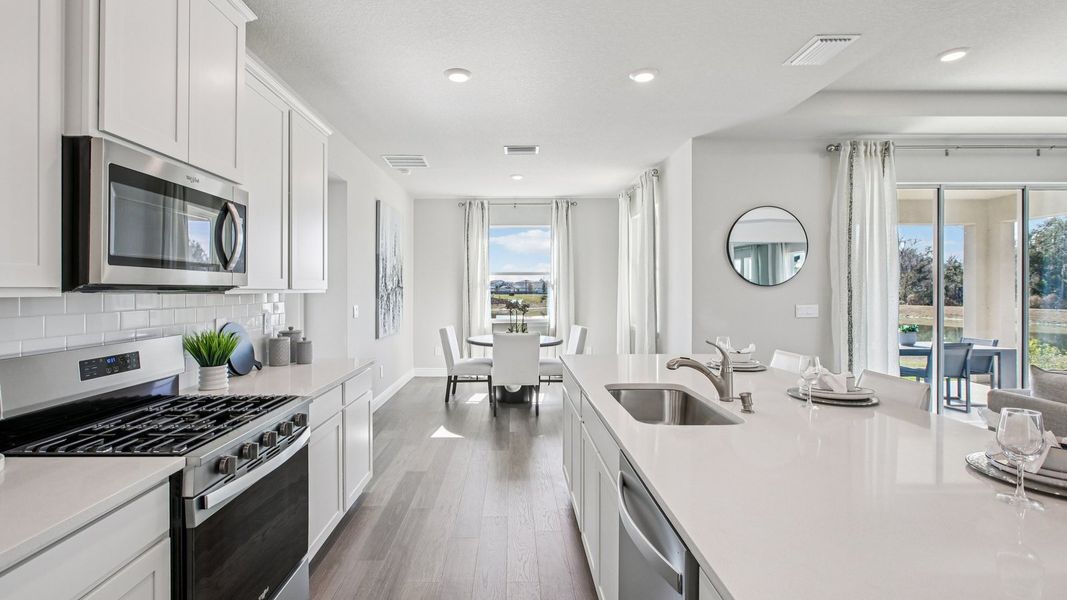 Furnished interior in a model home at Archer at Two Rivers in Zephyrhills (Image 8).