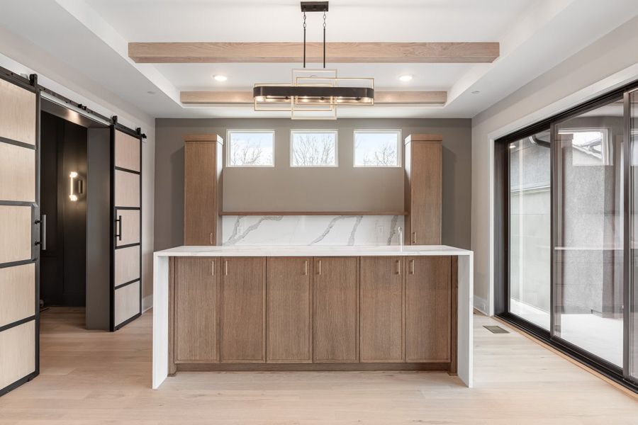 Furnished interior in a model home at Hyde Park Estates in College Grove (Image 10).