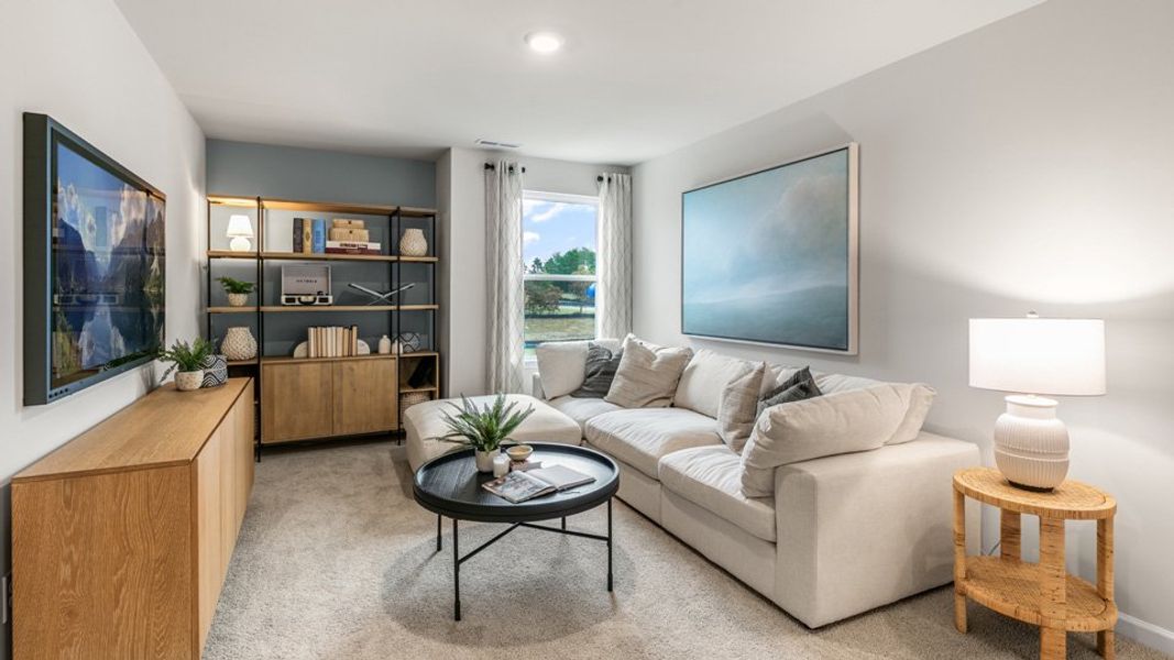 Furnished interior in a model home at Mason Ridge in Spring Lake (Image 20).