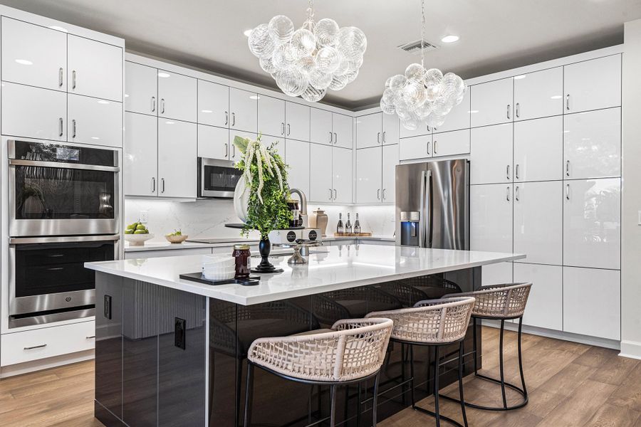 Furnished interior in a model home at Valencia Harbor (55+) in Fort Myers (Image 7).