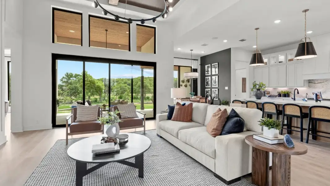 Furnished interior in a model home at Megan's Landing in Castroville (Image 7). Furnished interior in a model home at Megan's Landing in Castroville (Image 7).