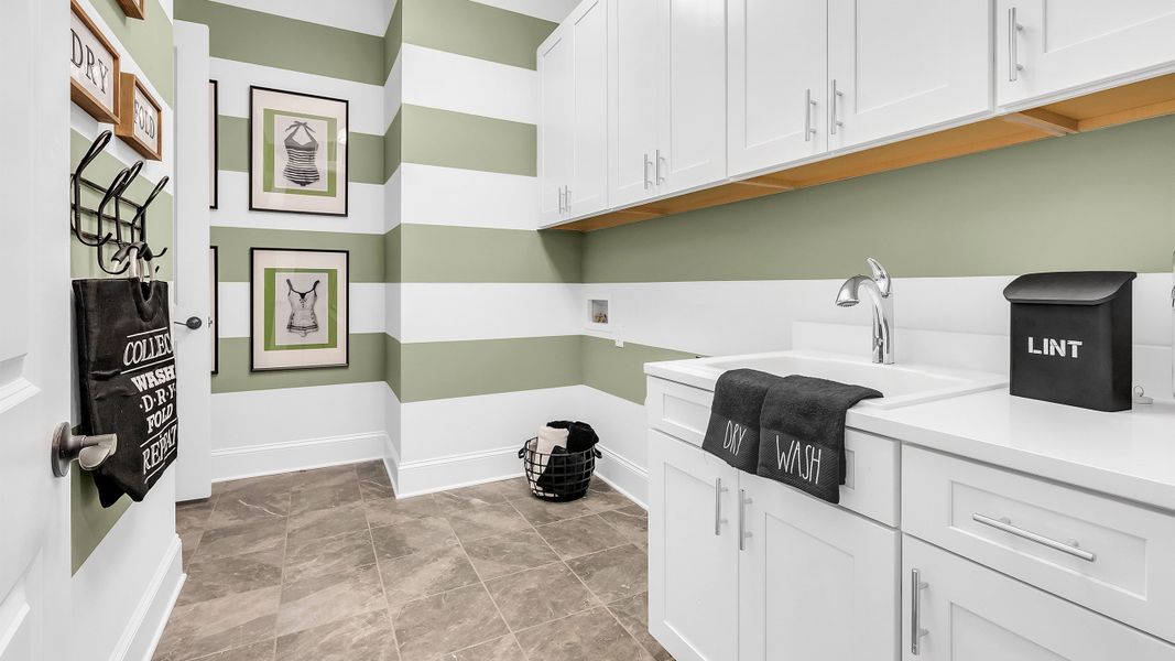 Furnished interior in a model home at Cresswind at Rocky River - OPEN 2026 in Locust (Image 16). Furnished interior in a model home at Cresswind at Rocky River - OPEN 2026 in Locust (Image 16).