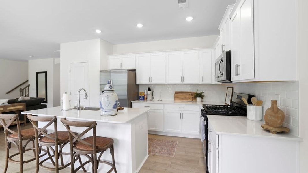 Furnished interior in a model home at Sherwood Gardens in Landrum (Image 25).
