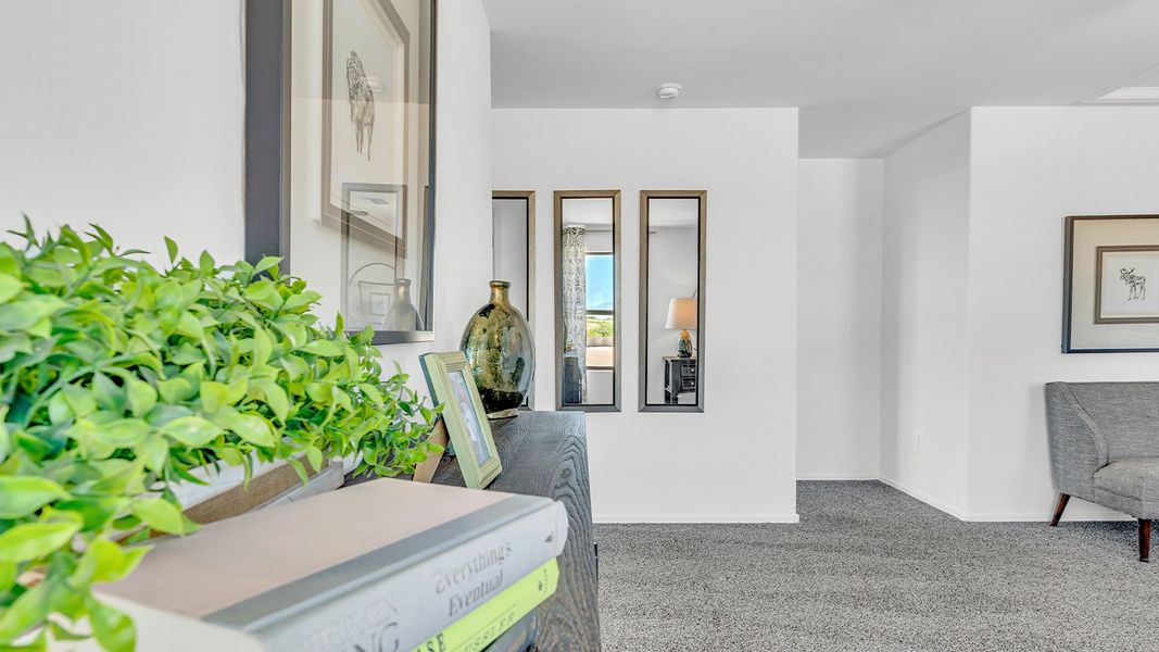 Furnished interior in a model home at Blackhawk in Tucson (Image 29).