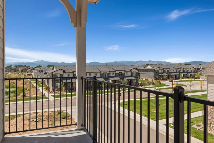 Exterior details of a home in The Lakes at Centerra, Loveland (Image 18).