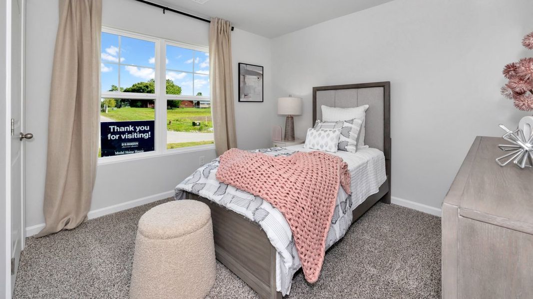 Furnished interior in a model home at Bailey Park in Fayetteville (Image 37).