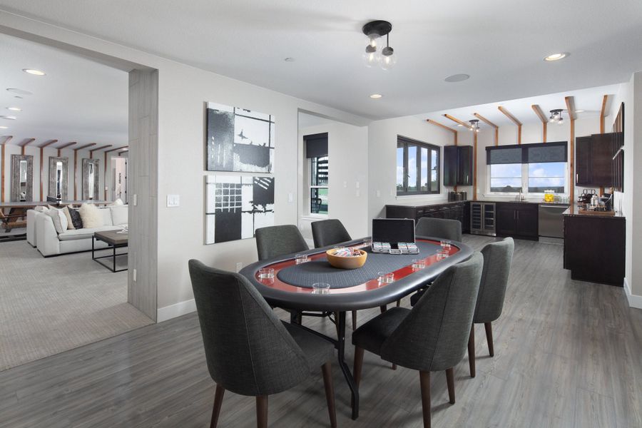 Furnished interior in a model home at The Summit at Castle Pines in Castle Pines (Image 35).