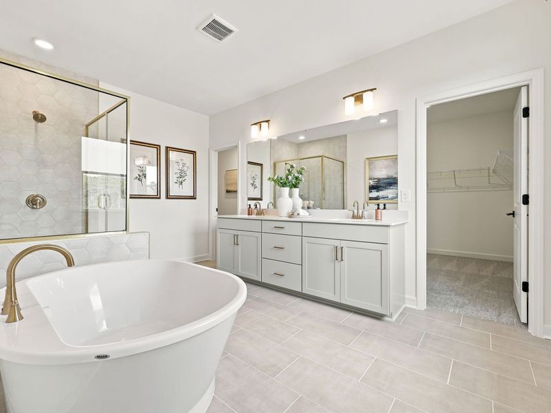 Furnished interior in a model home at Montrose in Aberdeen (Image 35).