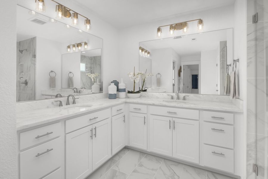 Plan C407 Main Bathroom by American Legend Homes Plan C407 Main Bathroom by American Legend Homes