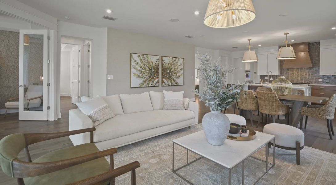 Furnished interior in a model home at Rye Ranch in Parrish (Image 5).