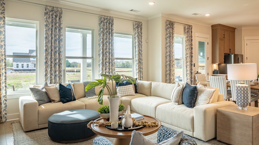 Furnished interior in a model home at Northridge Park in Murfreesboro (Image 17).