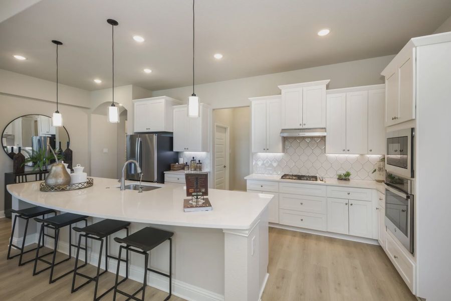 Furnished interior in a model home at Heartland 40's in Heartland (Image 8).