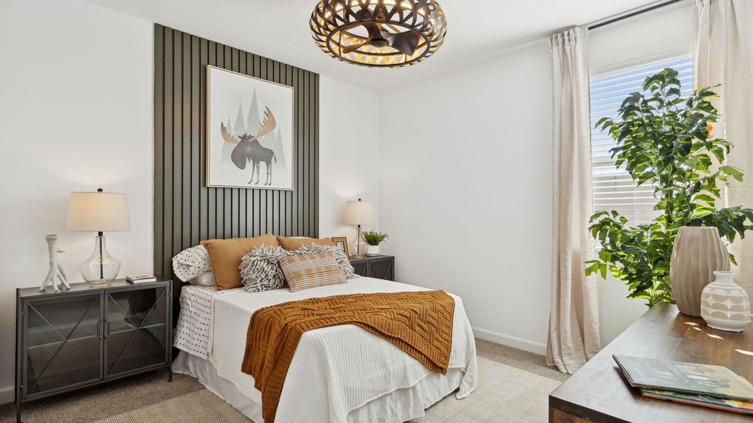 Furnished interior in a model home at Anthem at Merrill Ranch in Florence (Image 93).