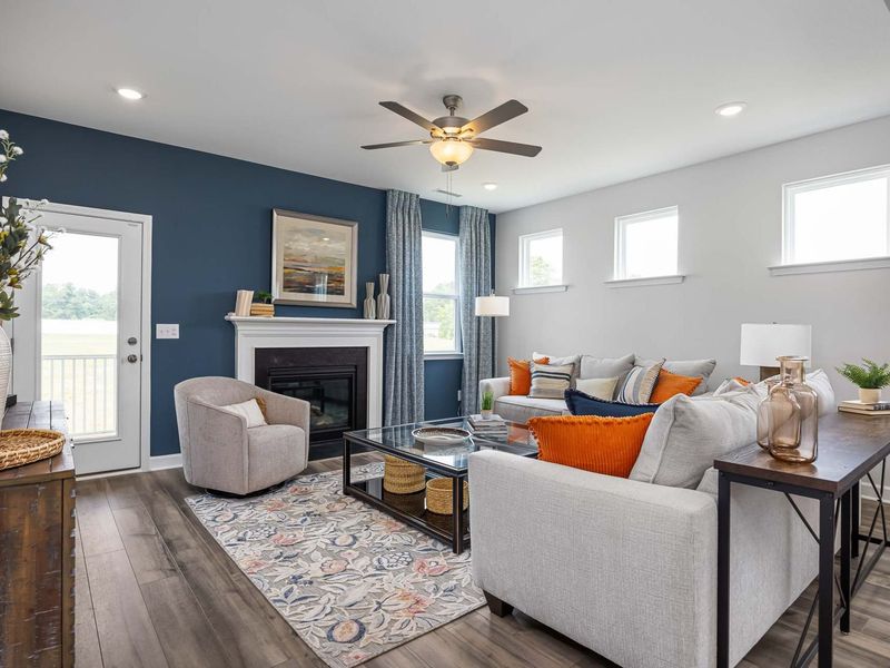 Furnished interior in a model home at Gregory Village in Lillington (Image 35). Furnished interior in a model home at Gregory Village in Lillington (Image 35).