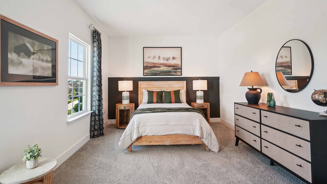 Furnished interior in a model home at Buchanan Trails in Newberry (Image 18).