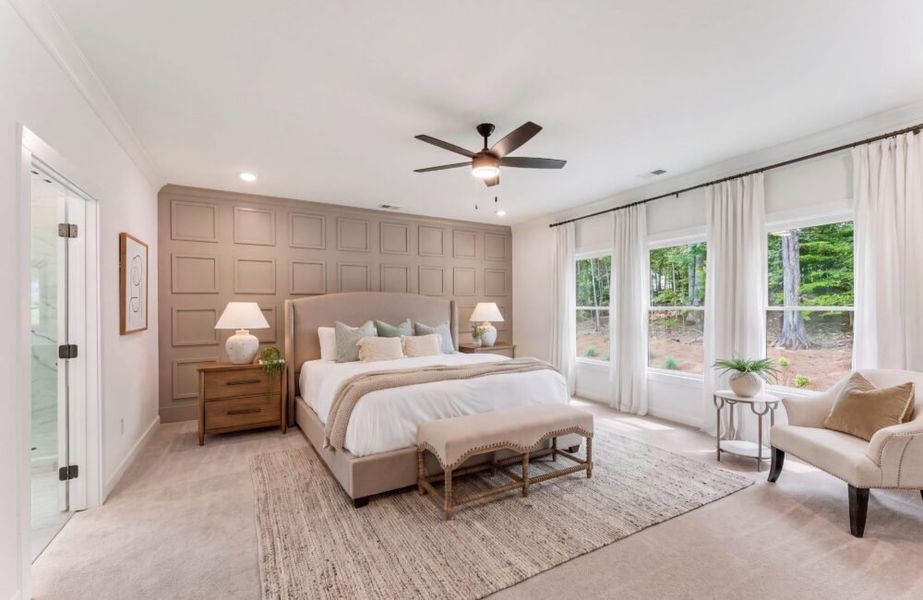 Furnished interior in a model home at Lanesborough in Marietta (Image 16). Furnished interior in a model home at Lanesborough in Marietta (Image 16).