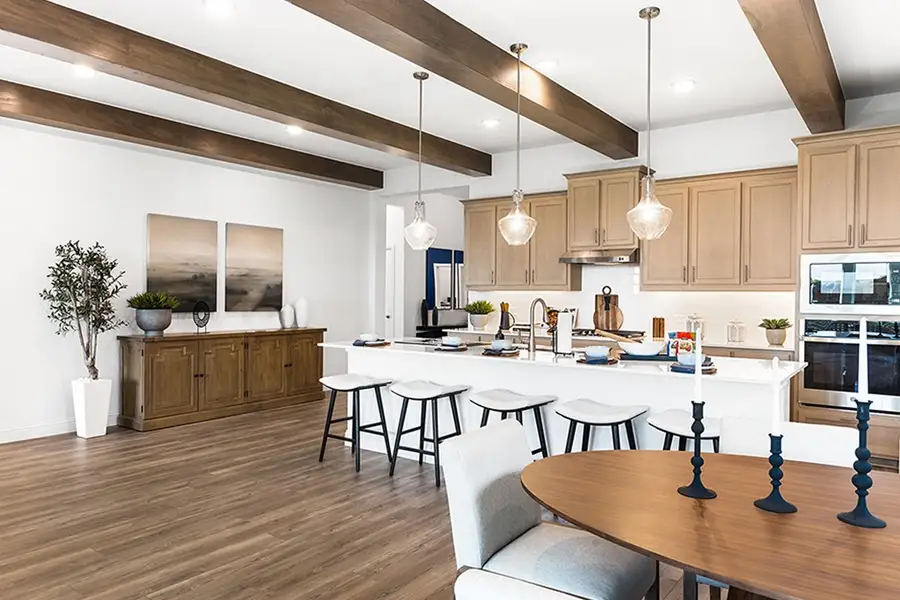Furnished interior in a model home at Leonard Trails in Anna (Image 7).