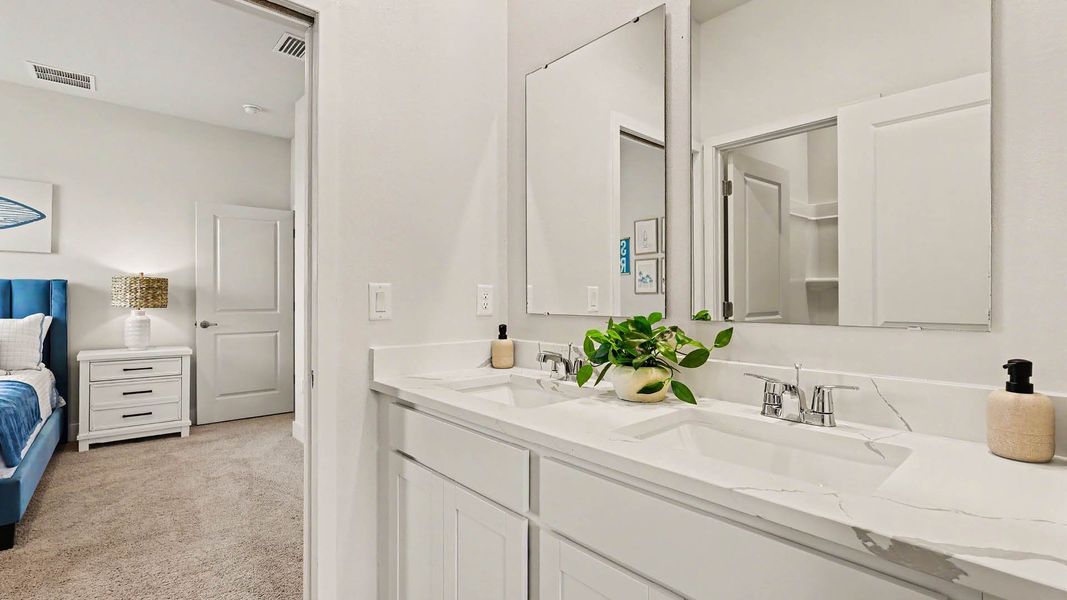 Furnished interior in a model home at Harbor Lake Estates in Titusville (Image 26). Furnished interior in a model home at Harbor Lake Estates in Titusville (Image 26).