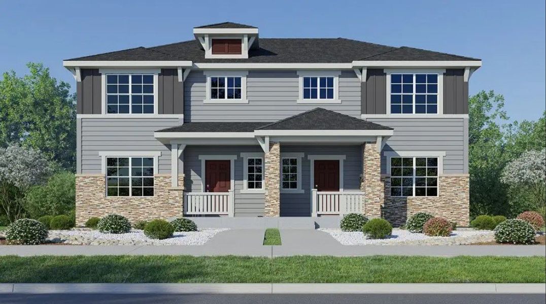 Front exterior of a home in the Timber Lark community, located in Fort Collins, CO (Image 2). Front exterior of a home in the Timber Lark community, located in Fort Collins, CO (Image 2).