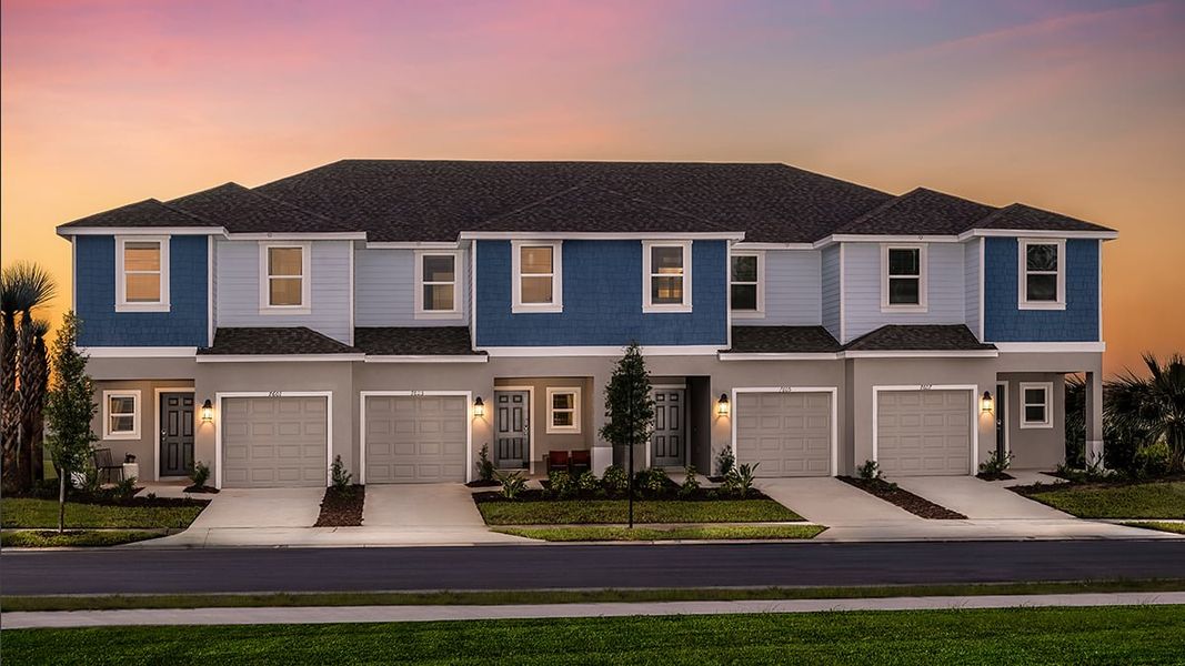 Front exterior of a home in the The Towns at Skye Ranch community, located in Sarasota, FL (Image 28).