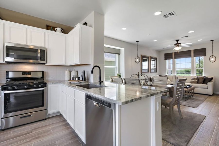 Furnished interior in a model home at Trace in San Marcos (Image 10). Furnished interior in a model home at Trace in San Marcos (Image 10).