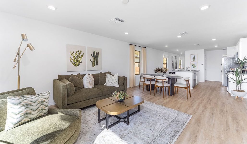 Furnished interior in a model home at Solterra in Green Valley (Image 14).