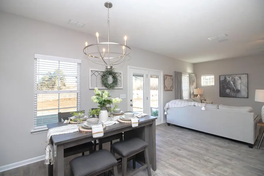 Furnished interior in a model home at Jackson Towne in Murfreesboro (Image 31). Furnished interior in a model home at Jackson Towne in Murfreesboro (Image 31).