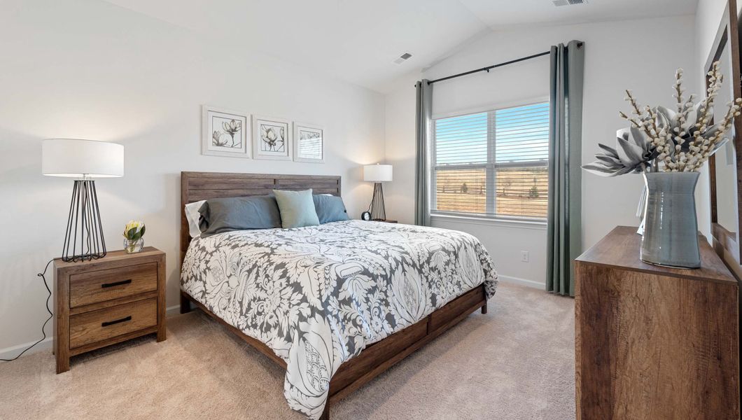 Furnished interior in a model home at Sage Grove in Lyman (Image 17).