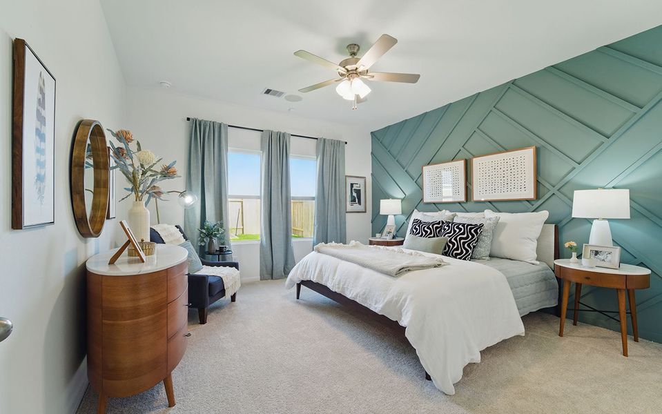 Furnished interior in a model home at Sweetgrass Village in Crosby (Image 31). Furnished interior in a model home at Sweetgrass Village in Crosby (Image 31).