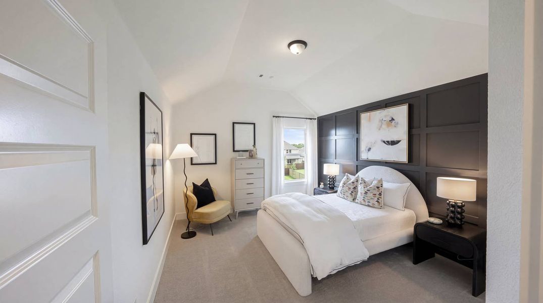 Furnished interior in a model home at Birdsong in Mansfield (Image 19).