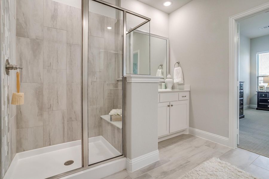 Furnished interior in a model home at Creekview Farms in Greenville (Image 36).