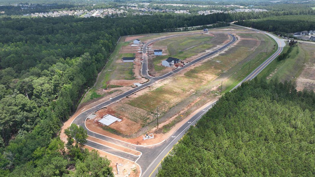 Aerial View of Declaration Homes by Ivey Homes in Grovetown, GA