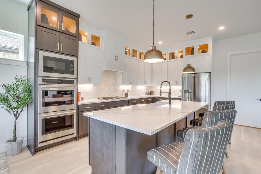 Furnished interior in a model home at Ten Mile Creek in Celina (Image 39).