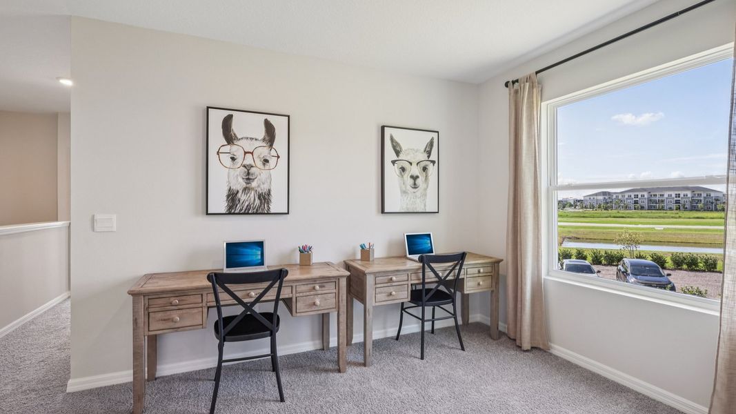 Furnished interior in a model home at Meadow Ridge at Epperson in Wesley Chapel (Image 25). Furnished interior in a model home at Meadow Ridge at Epperson in Wesley Chapel (Image 25).