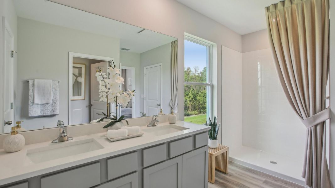 Furnished interior in a model home at Berry Bay in Wimauma (Image 42).