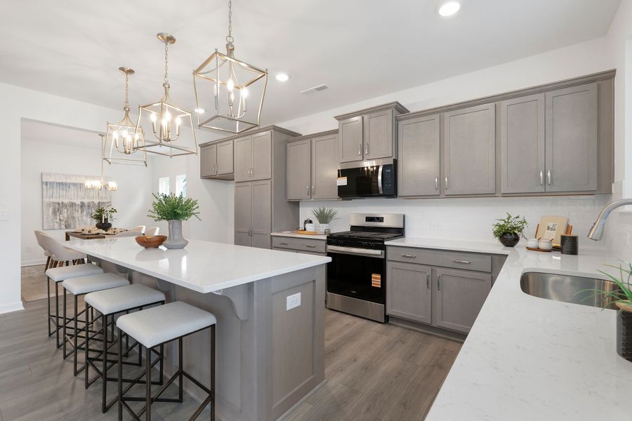 Furnished interior in a model home at Parc Northwest in Elon (Image 6). Furnished interior in a model home at Parc Northwest in Elon (Image 6).