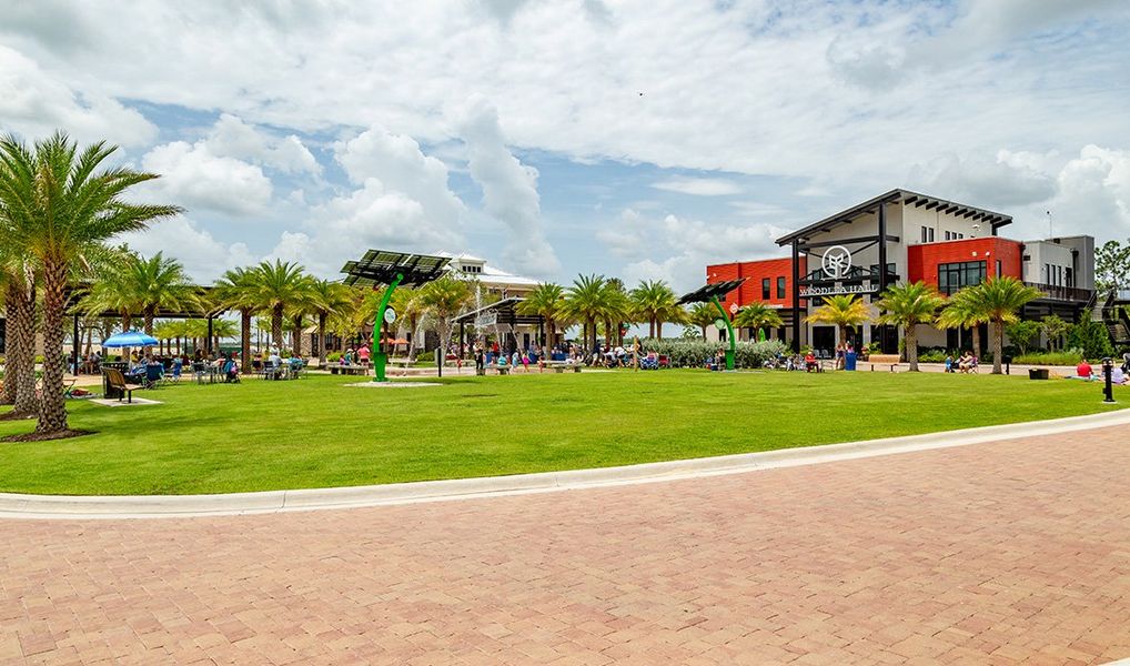 Front exterior of a home in the Palmetto Landing at Babcock Ranch community, located in Punta Gorda, FL (Image 17).