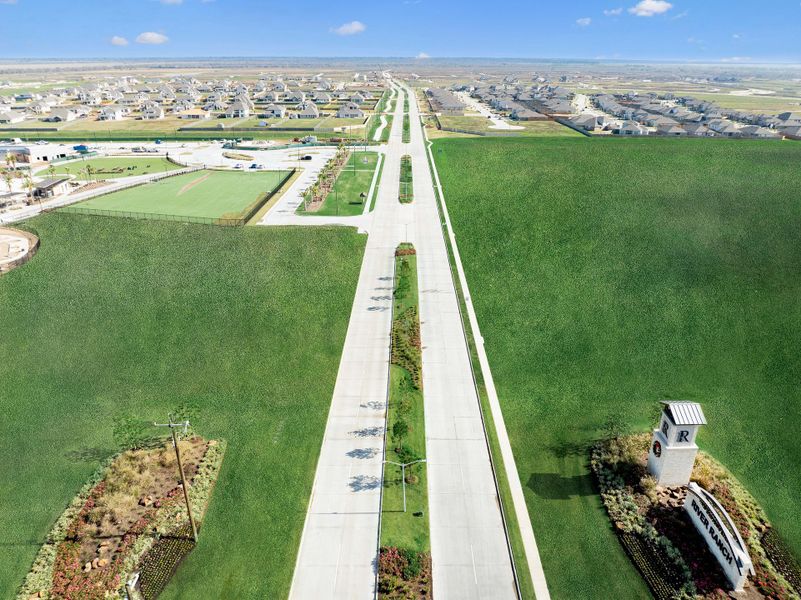 Aerial view of River Ranch Aerial view of River Ranch