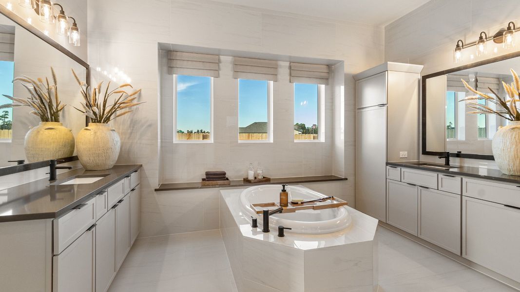 Relax in Style in the Spa-Inspired Primary Bath