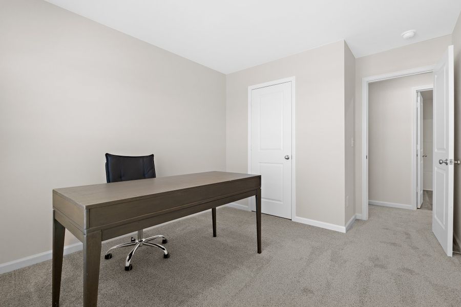 Furnished interior in a model home at Anderson Village in Spartanburg (Image 18).
