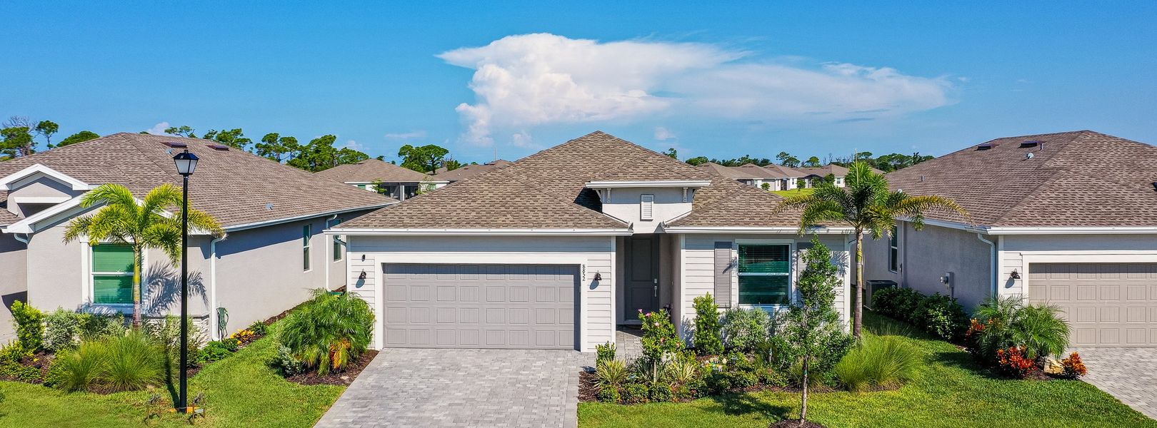 Executive Homes Island Lakes Coco Bay Streetscape Executive Homes Island Lakes Coco Bay Streetscape