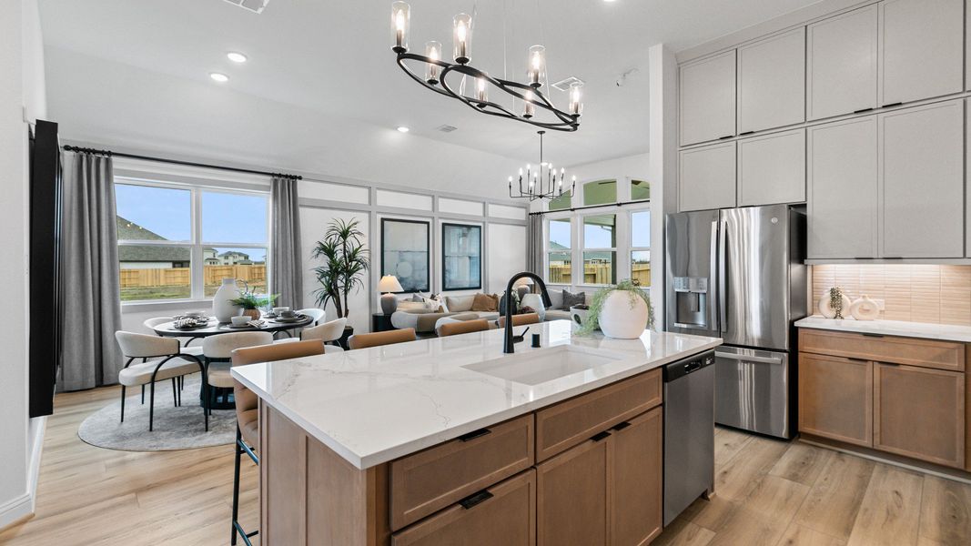 Furnished interior in a model home at Aldeana in Bonney (Image 21).