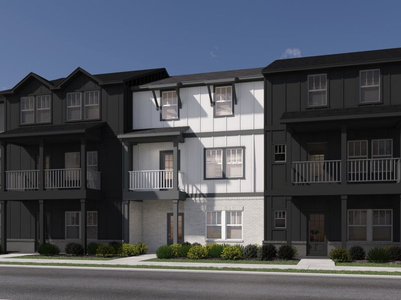 Front exterior of a home in the Hemingway - Highland Series community, located in Cumming, GA (Image 22). Front exterior of a home in the Hemingway - Highland Series community, located in Cumming, GA (Image 22).