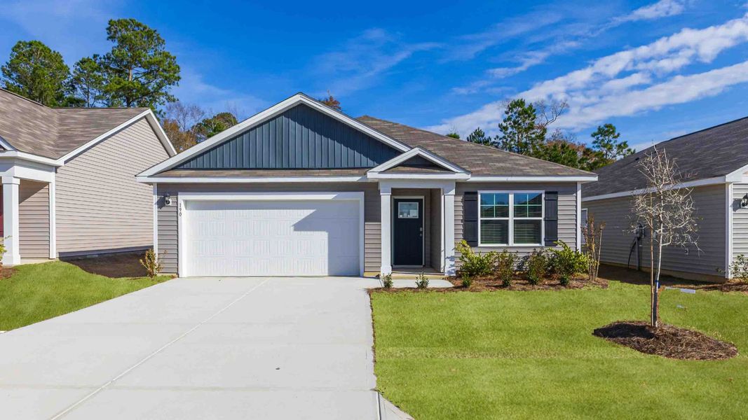 Front exterior of a home in the Mariners Reach community, located in Bolivia, NC (Image 3). Front exterior of a home in the Mariners Reach community, located in Bolivia, NC (Image 3).