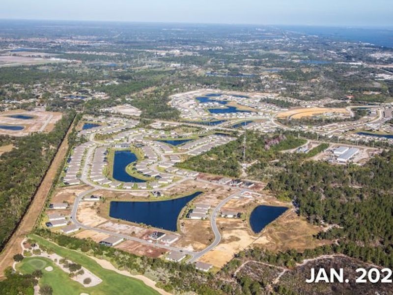 Site preparation and early development at High Pointe in Vero Beach, FL (Image 115).