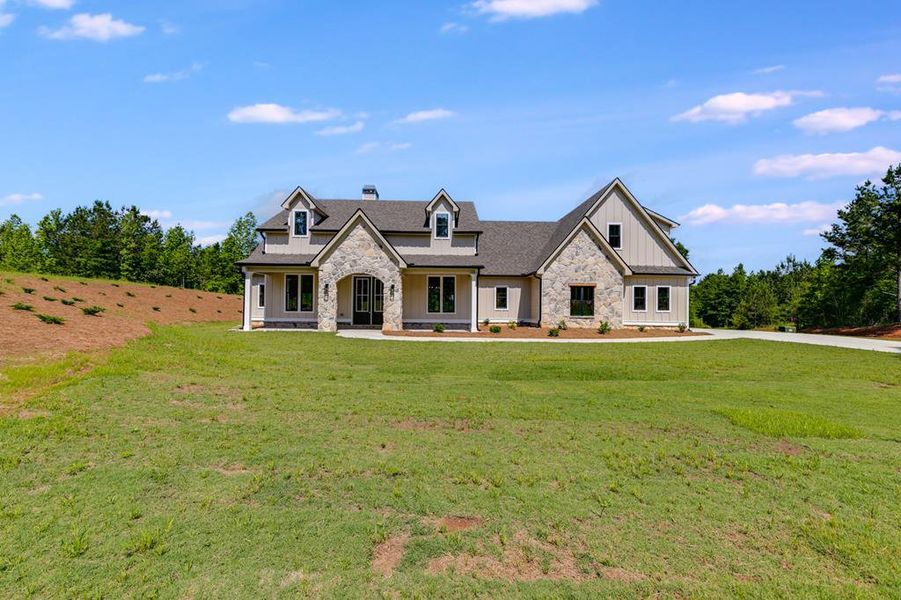 Front exterior of a home in the Harmon Springs community, located in Carrollton, GA (Image 1).