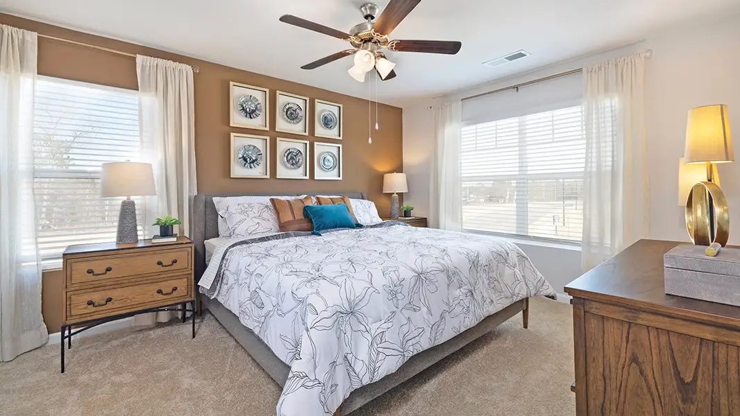 Furnished interior in a model home at Laurel Park Townhomes in Hephzibah (Image 11).