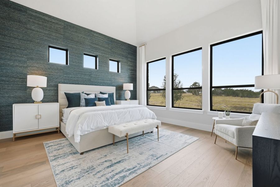 Furnished interior in a model home at Cotten Creek in Azle (Image 8). Furnished interior in a model home at Cotten Creek in Azle (Image 8).
