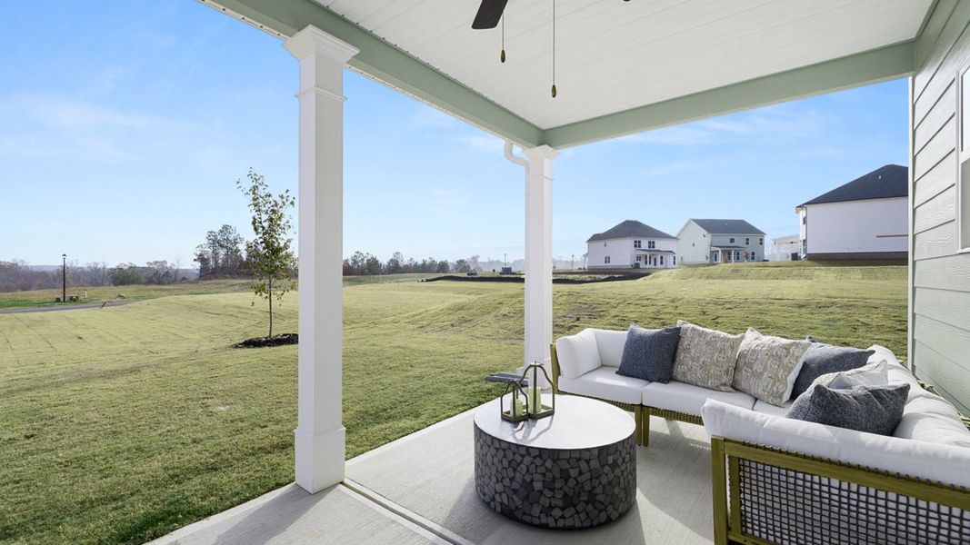 Exterior details of a home in Evergreen Crossing, Locust Grove (Image 4).